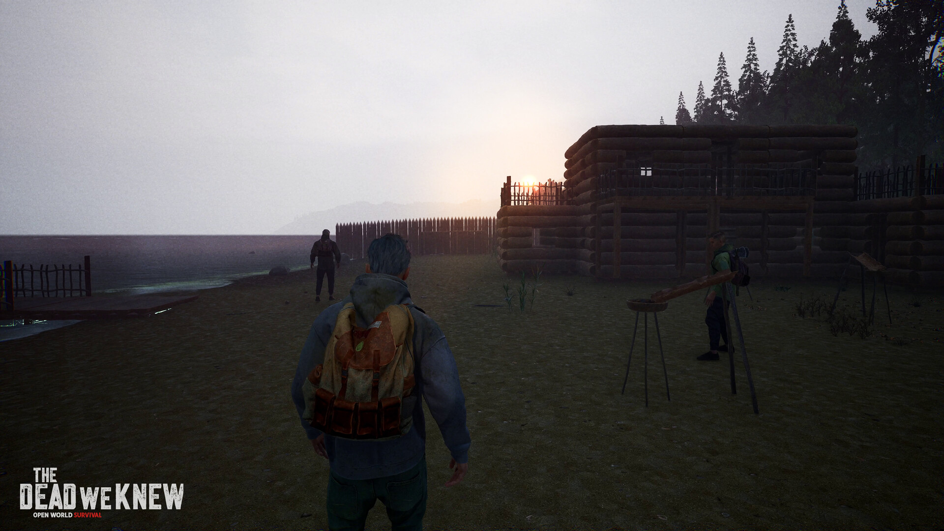 The Dead We Knew release date - official Steam screenshot of shelter building